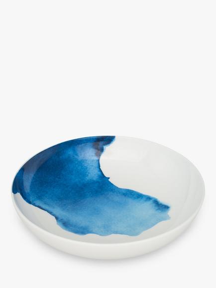 Rick Stein Coves of Cornwall St George's Cove Supper Bowl, Blue/White, Dia.21cm, Blue/White