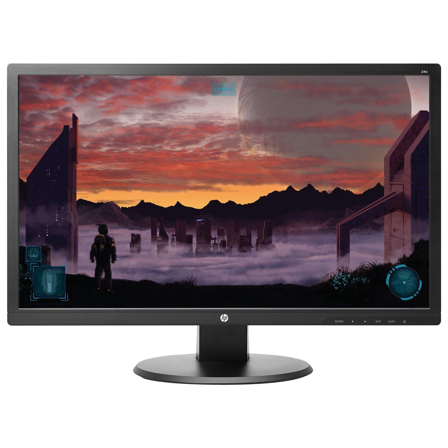 HP 24o Full HD LCD LED Backlit Monitor, 24"
