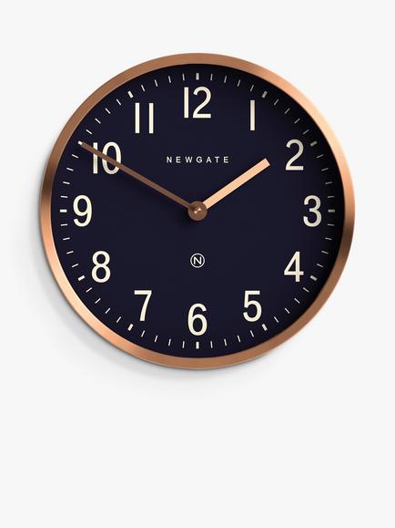 Newgate Clocks Master Edwards Analogue Wall Clock, 30cm, Radial Copper