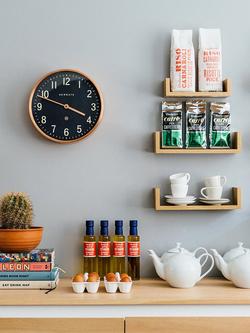 Newgate Clocks Master Edwards Analogue Wall Clock, 30cm - view 2, Radial Copper