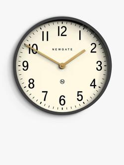 Newgate Clocks Mr Edwards Wall Clock, Dia.45cm, Moonstone Grey, Moonstone Grey