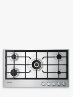 Fisher & Paykel CG905DLPX1 Gas Hob, Stainless Steel, Stainless Steel