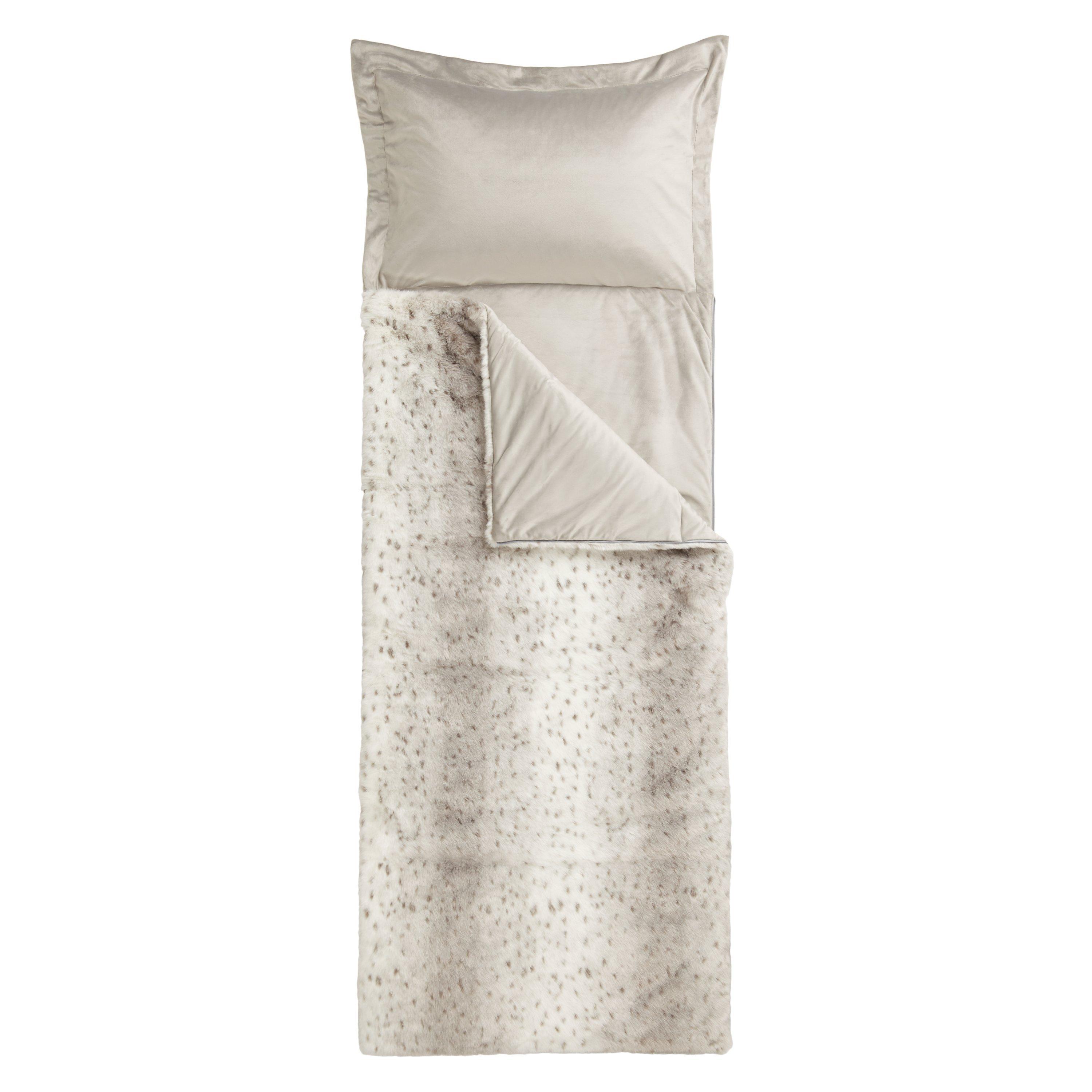 John Lewis Faux Fur Sleeping Bag