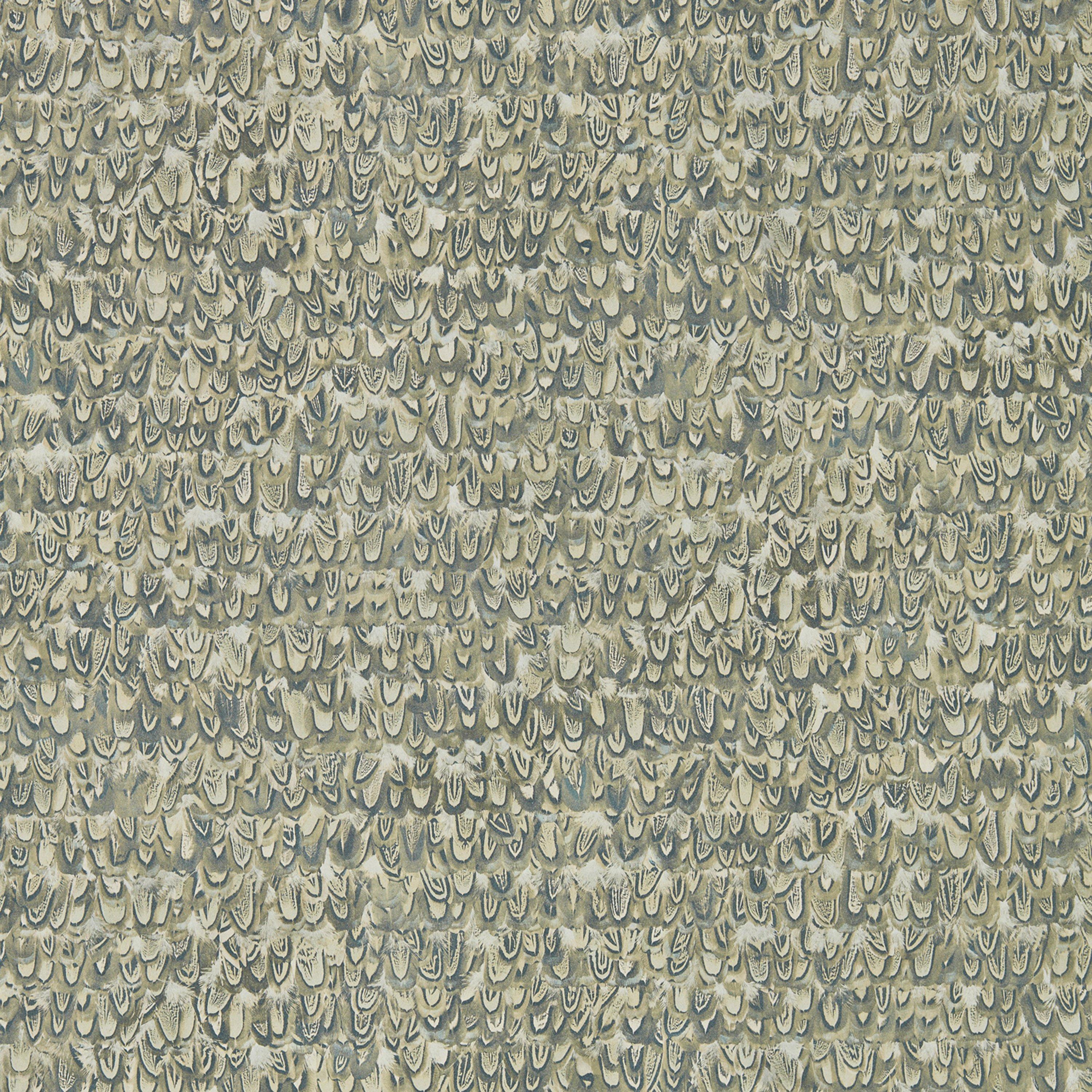 Zoffany Icarus Wallpaper, Silver / Pheasant ZKEM312675