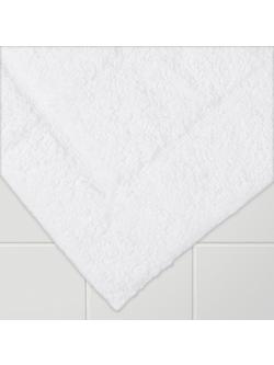 John Lewis Micro-Fresh Deep Pile Pedestal Mat - view 2, White