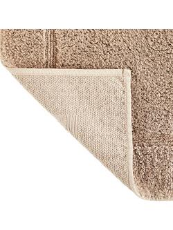 John Lewis Micro-Fresh Deep Pile Pedestal Mat - view 2, Stone