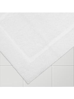 John Lewis Micro-Fresh Deep Pile Bath Mat - view 2, White