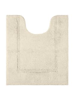 John Lewis Micro-Fresh Deep Pile Pedestal Mat, Linen