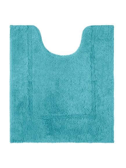 John Lewis Micro-Fresh Deep Pile Pedestal Mat, Pale Teal