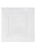 John Lewis Deep Pile Shower Mat, White