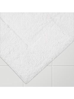 John Lewis Micro-Fresh Deep Pile Shower Mat - view 2, White