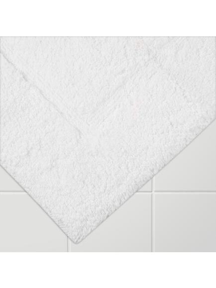 John Lewis Micro-Fresh Deep Pile Shower Mat - view 2, White