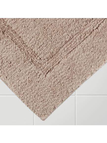 John Lewis Micro-Fresh Deep Pile Bath Mat - view 2, Stone