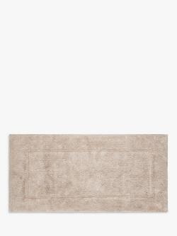 John Lewis Micro-Fresh Extra Large Deep Pile Bath Mat, Stone