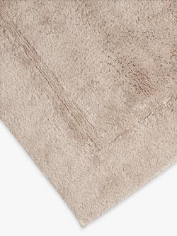 John Lewis Micro-Fresh Extra Large Deep Pile Bath Mat - view 2, Stone