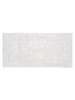 John Lewis Micro-Fresh Extra Large Deep Pile Bath Mat, White