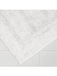 John Lewis Extra Large Deep Pile Bath Mat, White