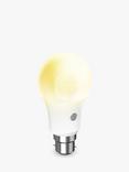 Hive Active Light Dimmable Warm White Wireless Lighting LED Light Bulb, 9W A60 B22 Bayonet Bulb, Single