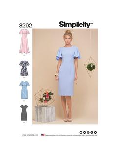 Simplicity Women's Dress Sewing Pattern, 8292, H5