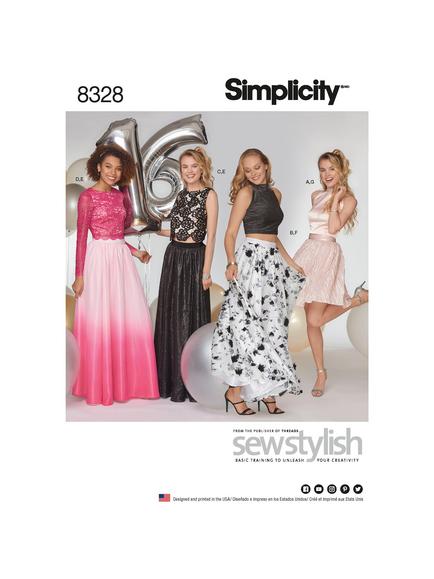 Simplicity Women's Dress Sewing Pattern, 8328, 