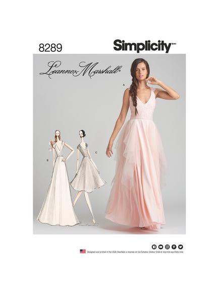 Simplicity Women's Dress Sewing Pattern, 8289, 
