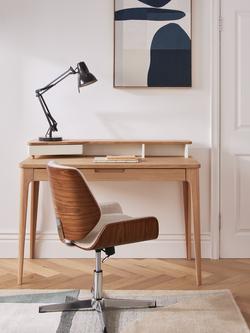 Ebbe Gehl for John Lewis Mira Desk - view 2, Oak/White