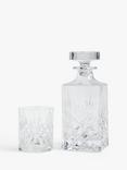 John Lewis Sirius Crystal Glass Whisky Decanter and Tumblers Set, 7 Piece, Clear