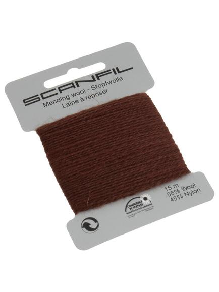 Scanfil Mending Wool, 15m, Brown
