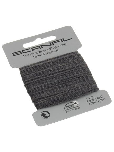 Scanfil Mending Wool, 15m, Charcoal