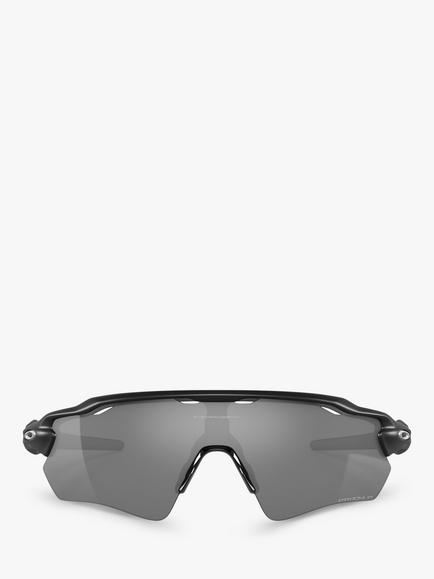 Oakley OO9208 Men's Radar EV Path Prizm Polarised Wrap Sunglasses - view 2, Matte Black/Mirror Beige