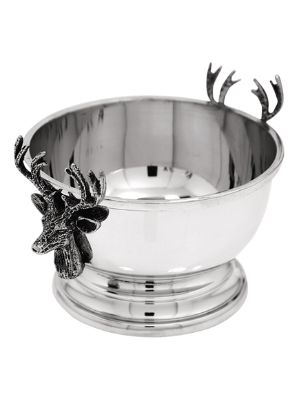 English Pewter Company Stag Nut Bowl, Pewter, Pewter