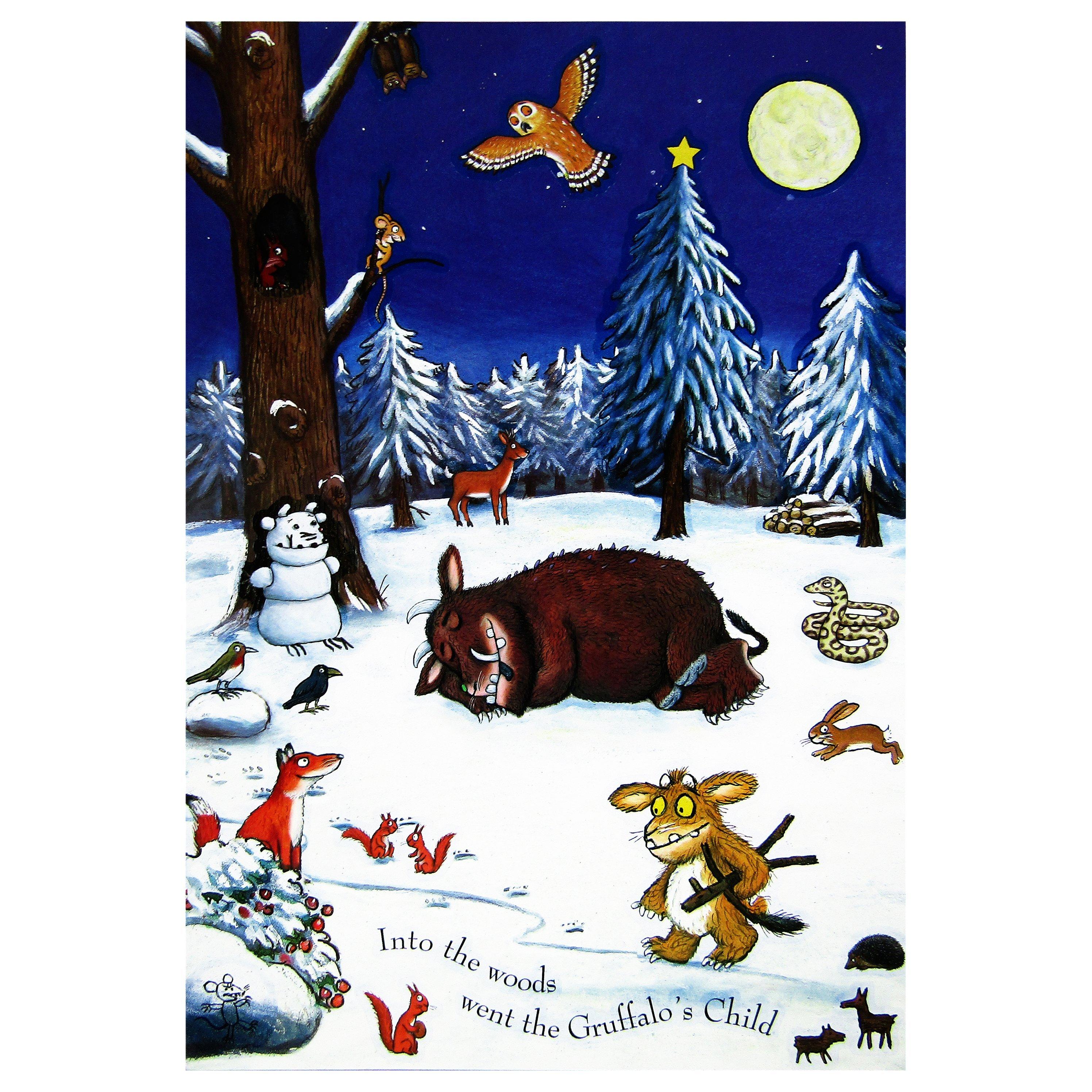 Woodmansterne Gruffalo's Child Christmas Medium Sticker Advent Calendar