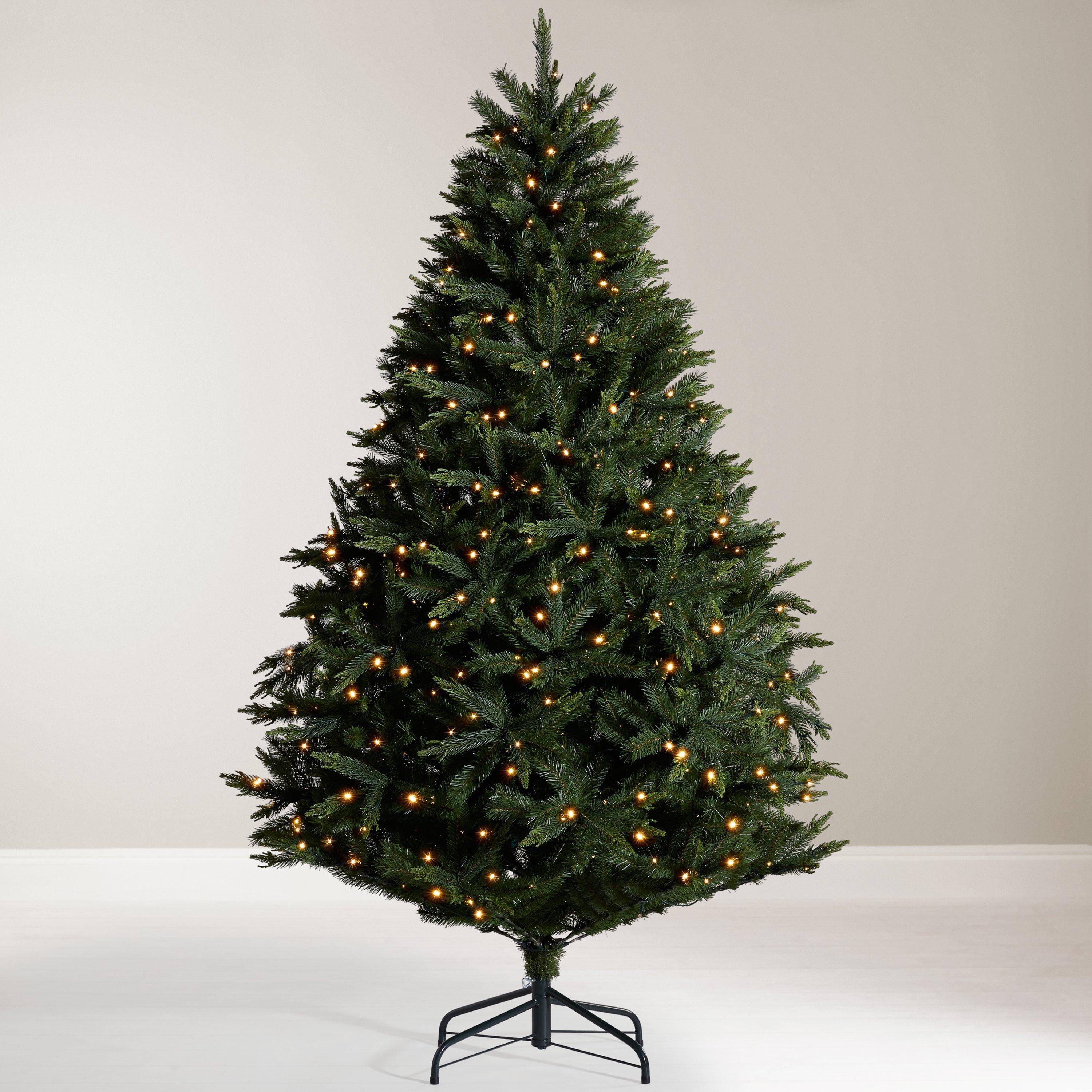 John Lewis & Partners Maharaja Pre-Lit Peardrop Christmas Tree, 7ft
