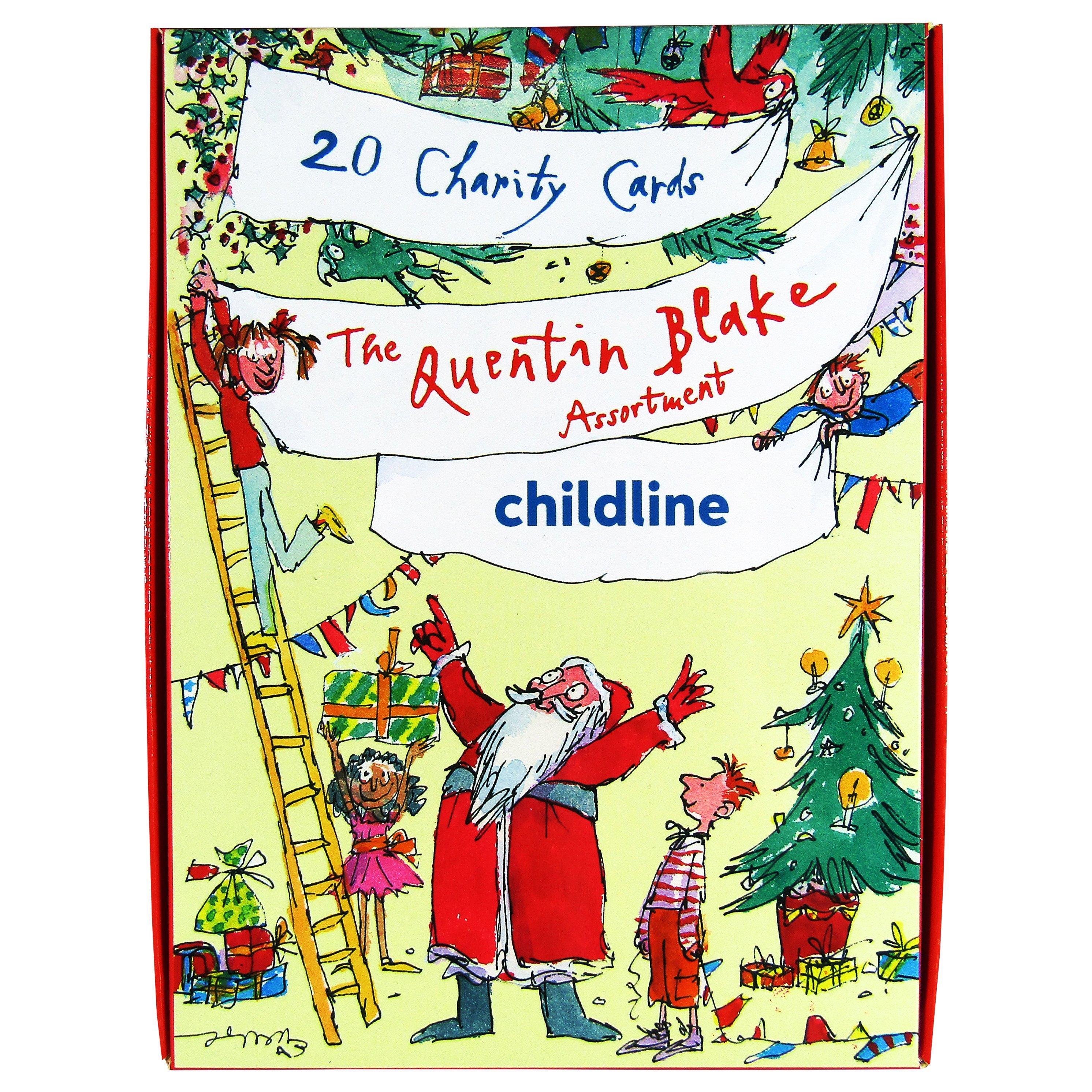 Woodmansterne Quentin Blake Charity Christmas Cards, Pack of 20