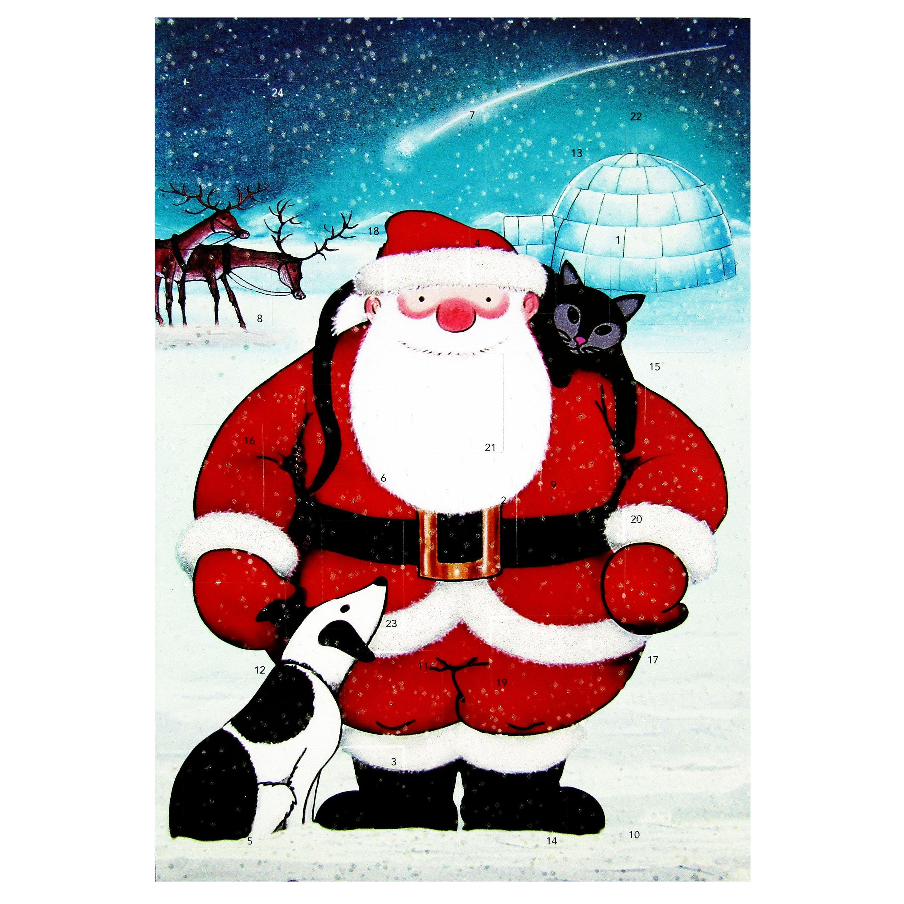 Woodmansterne Santa Christmas Medium Advent Calendar