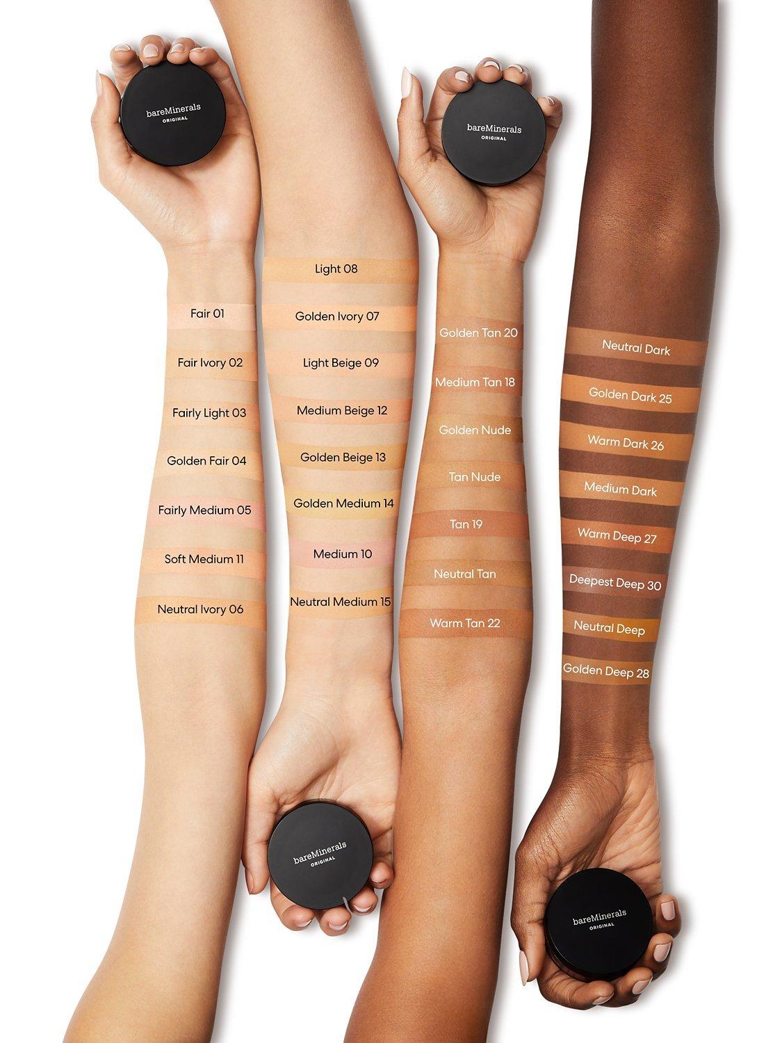Product image 6 of 8, which shows bareMinerals ORIGINAL Loose Powder Foundation SPF 15, Tan Nude 17