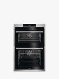 AEG DCE731110M Built In Electric Double Oven, Stainless Steel