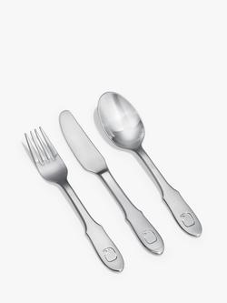 Georg Jensen Elephant Children's Cutlery Set - view 2, Silver