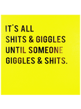 Redback Cards Giggles Greeting Card
