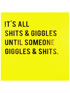 Redback Cards Giggles Greeting Card