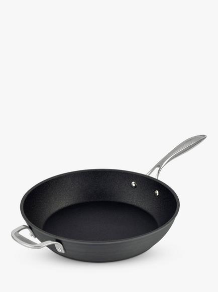 Eaziglide Neverstick3 Professional Non-Stick Open Frying Pan, Dia.30cm, Grey