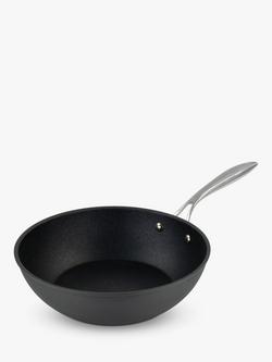 Eaziglide Neverstick3 Professional Non-Stick Wok, Dia.28cm, Grey