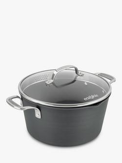 Eaziglide Neverstick3 Professional Non-Stick Casserole with Lid, Dia.24cm, Grey