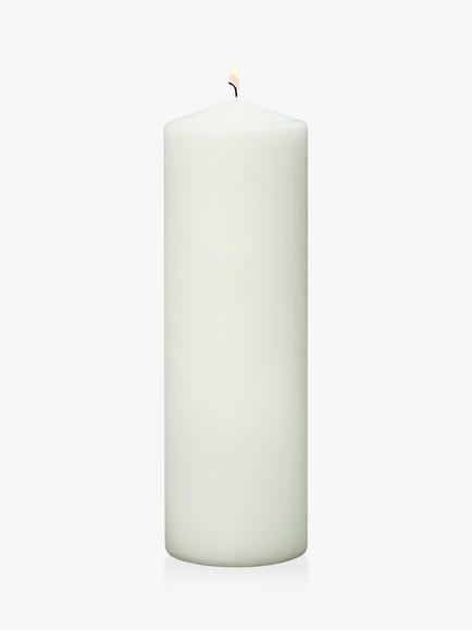 Charles Farris Altar Pillar Candle, H25cm, Ivory - view 2, Ivory