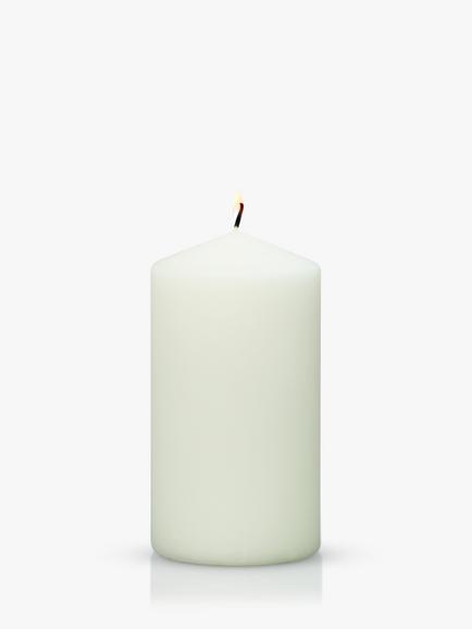 Charles Farris Altar Pillar Candle, H15cm, Ivory - view 2, Ivory