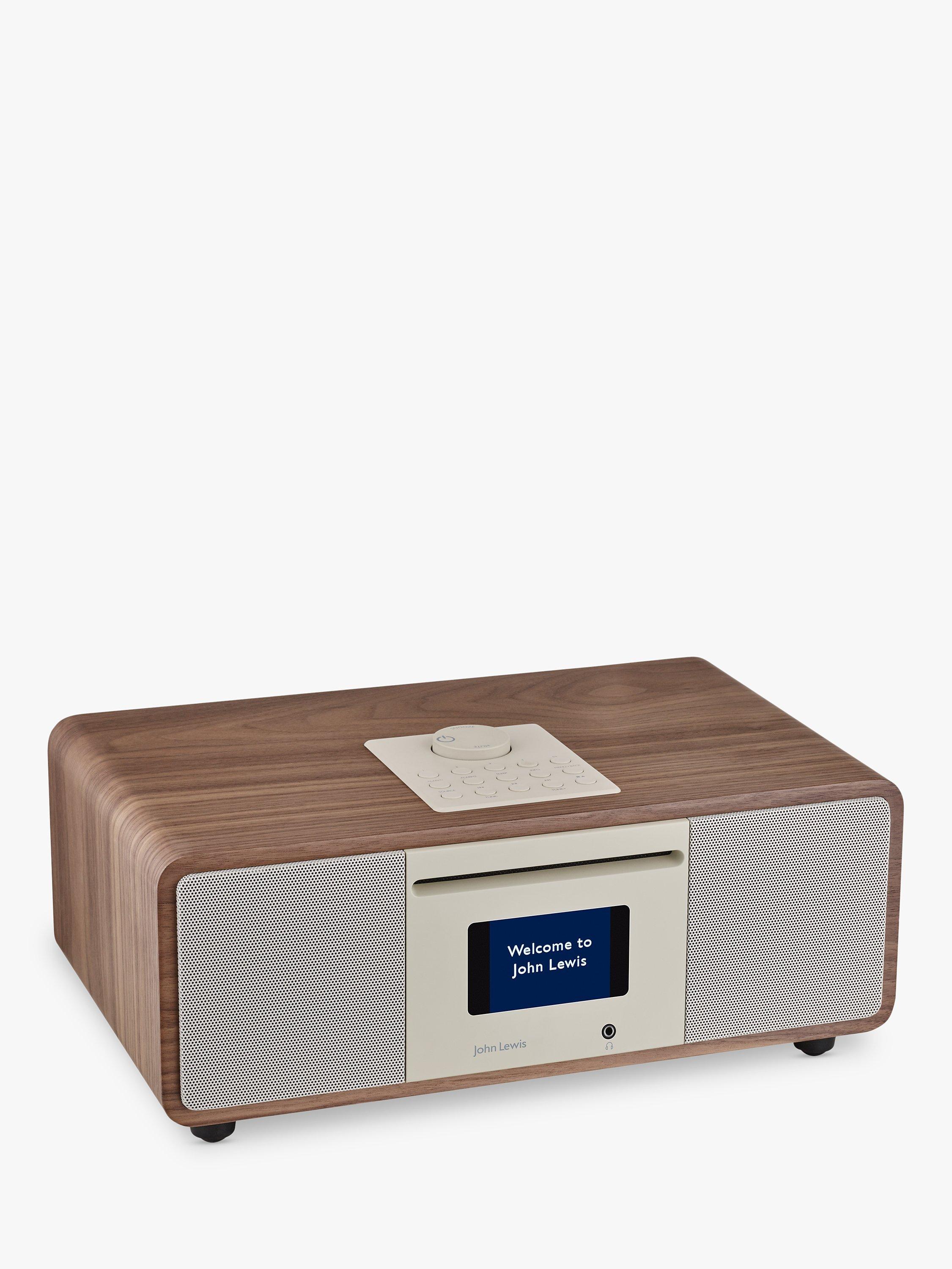 John Lewis Cello Hi-Fi Music System with DAB/DAB+/FM/Internet Radio with CD Player & Wireless Connectivity