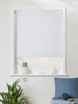 John Lewis Blackout/Thermal Roller Blind, White