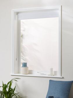 John Lewis Blackout/Thermal Roller Blind - view 2, White