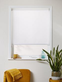John Lewis Daylight Roller Blind, White, White