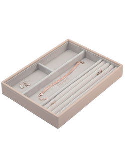 Stackers Classic Ring & Bracelets Layer, Blush Pink